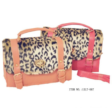 Hot Sale Leopard Couro Moda Designer Designer Bolsas Mulheres